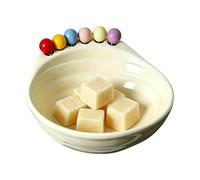 Salad Bowl Set | Food Serving Dish With Forks | Sturdy & Reusable - Ideal For Salad- Yogurt Bowl With Utensils | For Snack Yogurt Fruit Vegetable Home Party Apartment Dormitory Restaurant Countertop