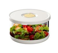 Salad Container - Glass Food Storage Container | Salads Bowl Fresh | Safe Glass Lunch For Workplace Snack Restaurant Pantry Camping School