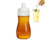 Salad Dressing Dispenser 500ml - Portable Squeeze Bottle, PP+PE Material Leak Proof Sauce Container, Refillable Dressing Bottle for Honey Cream Oil with Easy Control | Condiment Containers for Kitchen