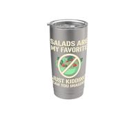 Salad Hater Just Kidding About Salades Veggie Skeptic Gobelet isotherme en acier inoxydable double paroi