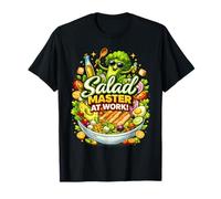Salad Master at Work Funny Cooking Food Lover Humour Healthy T-Shirt