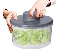 Salad Spinner Dehydrator For Fruit Vegetables - ABS 22x16cm 3L | Electric Salad Spinner, Large Capacity USB Charging Mixer | Efficient Vegetable Fruit Dryer For Kitchen Home Restaurant Healthy Cooking