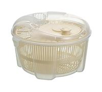 Salad Spinner - Fruit Washer, Spacious Capacity Dry And Drain Lettuce Vegetable Kitchen Food Strainer | For Dumpling Filling Filter Kitchen Fresh Crisp Clean Produce Dressing Food Veggie Onion Sink