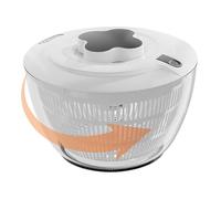Salad Spinner Strainer, Veggie Dryer Bowl, 9.45x6.3 Inches Kitchen Wash Dry Container with Rotating Drain System, Sturdy Produce Cleaner Design, Food Prep Tool for Home Cooking Use