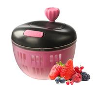 Salad Spinner, Washer Spinner Dryer, 5.71x5.2 Inches Colander Strainer Bowl with Built-in Shredder, Stable Kitchen Tool for Home Travel Cooking Prep Washing and Draining Vegetables Fruits