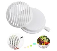 Salade Coupeur Bol, Essoreuse à salade et légumes Saladier Coupeur Salad Cutter Bowl Magic Salad Maker pour les légumes et les fruits frais Faire Salade en une minute