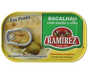 Salade de Morue à l'Huile d'Olive/Ail 120 g Ramirez - Lot de 10