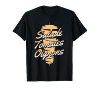 Salade Tomate oignon Humour Kebab Chef Kebabier Magique T-Shirt