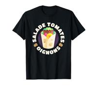 Salade Tomate oignon Humour Kebab Chef Kebabier Magique T-Shirt