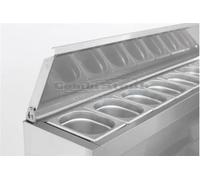Saladette 8 x GN 1/6 3 portes Combisteel NC G
