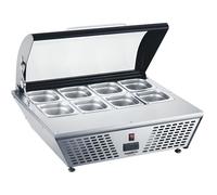 Saladette à Poser - COMBISTEEL - 8 x GN 1/6 - 67L - Refroidissement Statique - 230V