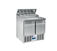 Saladette Avec 2 Portes GN 1/1, 5X GN 1/6 H 150 mm, 0°/+8°C Mastro