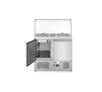 Saladette avec vitrine réfrigérée en verre Arktic - Hendi HENDI