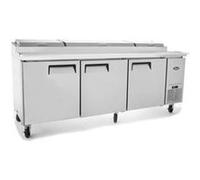 Saladette de Préparation à Pizza 3 Portes - 12 Bacs GN1/3 - Atosa - R290Acier inoxydable3 Portes2362Pleine