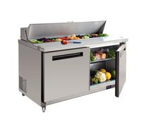 Saladette Réfrigérée 2 Portes 527 L - 16 x GN 1/6 - Polar