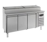 Saladette réfrigérée 3 portes avec couvercle Combisteel NC G