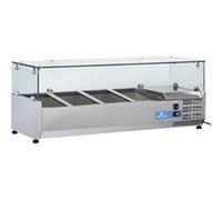 Saladette Réfrigérée 3X GN 1/3 + 1X GN 1/2 H 150 mm, +2°/+8°C Mastro