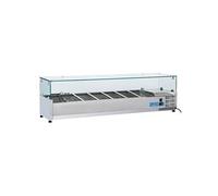 Saladette Réfrigérée 5X GN 1/3 + 1X GN 1/2 H 150 mm, +2°/+8°C Mastro 9932CV