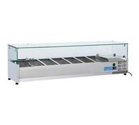 Saladette Réfrigérée 5X GN 1/3 + 1X GN 1/2 H 150 mm, +2°/+8°C Mastro 9932CV