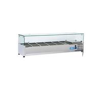 Saladette Réfrigérée 5X GN 1/3 + 1X GN 1/2 H 150 mm, +2°/+8°C Mastro 9964CV