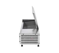 Saladette Réfrigérée à Poser Couvercle Inox - 3 x GN 1/3 + 1 x GN 1/2