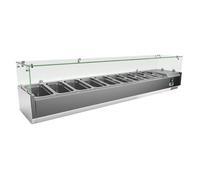 Saladette réfrigérée à poser sur table ou comptoir - 9 bacs GN 1/3 - Vitrine à ingrédients