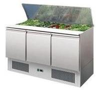 Saladette Réfrigérée Inox Couvercle Télescopique - L2G - R290 - Inox31365Pleine x700x850mm