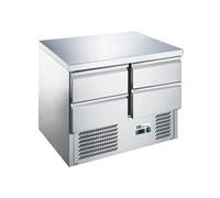 Saladette Réfrigérée Inox Série Star 700 avec 4 Tiroirs GN 1/1