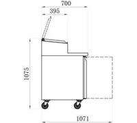 Saladette Réfrigérée Positive 282 ou 417 Litres AFI Collin Lucy