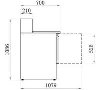 Saladette Réfrigérée Professionnelle 2 Portes Pleines AFI Collin Lucy G