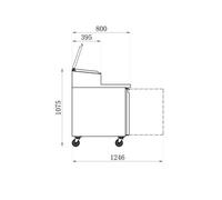 Saladette Réfrigérée Tropicalisée 390 à 580 Litres