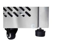 Saladette Réfrigérée Vitrée 3 Portes Pare-Haleine Droit - Atosa - R600aAcier inoxydable3 Portes1365Pleine