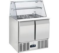 Saladette vitrine 2 portes GN 1/1 Casselin