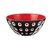 Saladier 20 cm Le Murrine noir et rouge Guzzini