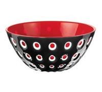 Saladier 20 cm Le Murrine noir et rouge - Guzzini - Multicolore - Plastique Noir et rouge G