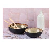 Saladier 24cm et 28,5cm - marron sauvage
