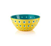 Guzzini – Saladier Le Murrine 25 cm – Plastique multicolore (jaune et bleu)