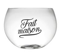 Home Deco Factory – Saladier à cocktail KA0102 – 6,6 l avec louche – Transparent