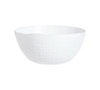Saladier blanc 23cm Ammonite - Verre opale extra résistant Luminarc