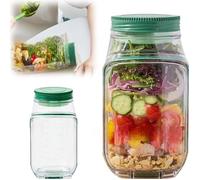 SALADIER,Bocaux à salade,jar salade,Dosette à salade verticale,étui à sauce anti-fuite,salad pod,récipient à pour déjeuner