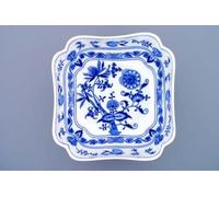 Saladier Cibulák en porcelaine tchèque carré haut 24 cm