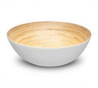 Saladier en Bambou Blanc 30 cm