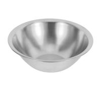 Saladier en Inox V en Acier Inoxydable, Usage la Cuisine Polyvalent | Argenté, Structure Simple et Forme Inclinée, pour Restaurant Fondue ou Maison, Style Chic et Élégant