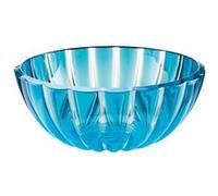 Guzzini Saladier Dolcevita 30 cm en matériau biosourcé bleu et transparent