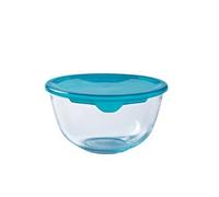 Pyrex Jatte en verre 180P000 avec couvercle en plastique 2 litres