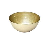 - Saladier en verre doré Lines 28 x 10 cm