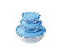 Saladier en verre rond et couvercle Lys - Duralex 0,6L