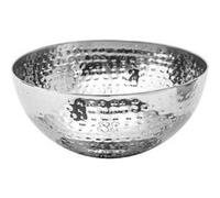 saladier inox martelé 24 cm - jja 154006e Gris G