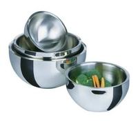 Saladier isotherme - GSW - 30 cm - Acier inoxydable