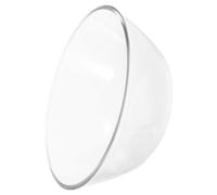 Saladier Mélangeur Rond en Verre Transparent 4700ml pour Préparation | Surface Lisse, Format Polyvalent pour Œufs et Desserts, Camping, Pâtisserie et Nettoyage Rapide